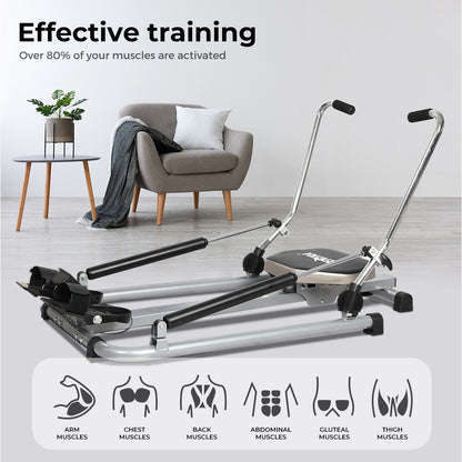 Centra Rowing Machine Rower Hydraulic Resistance Exercise Fitness Gym Cardio