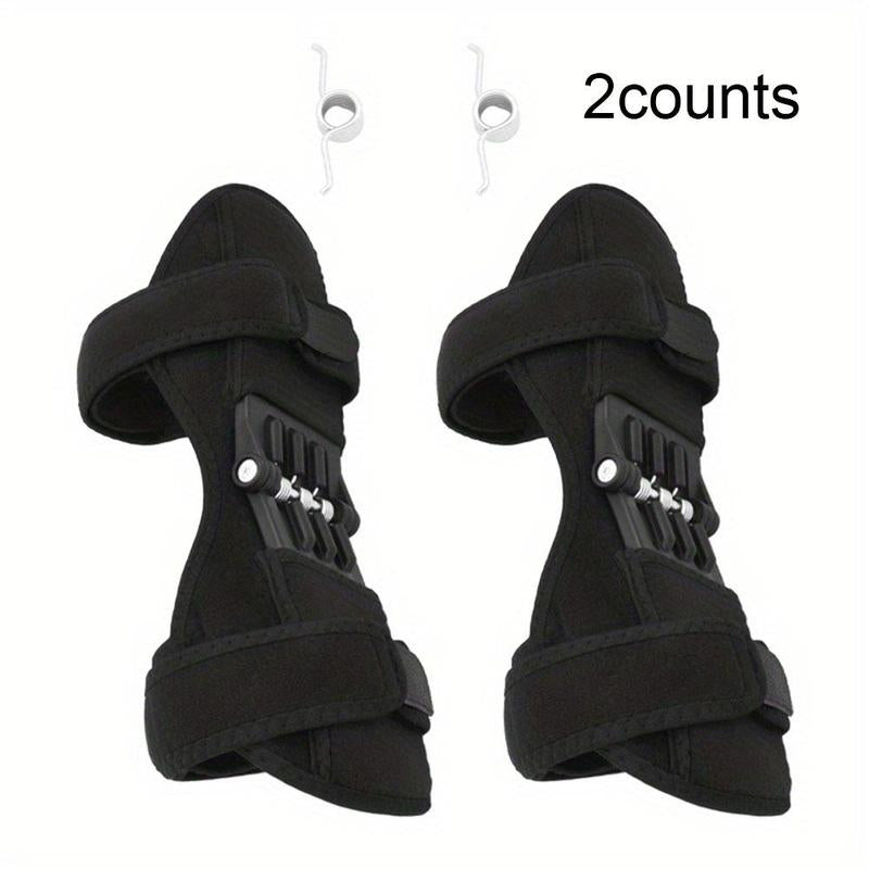 Knee Support Brace with 4 Springs, Knee Brace for Men & Women, Universal Sports Knee Pads for Running Jogging Cycling