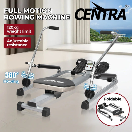 Centra Rowing Machine Rower Hydraulic Resistance Exercise Fitness Gym Cardio