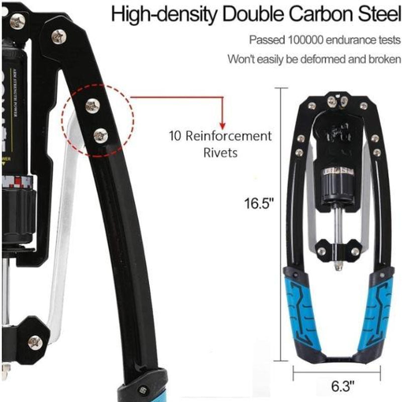 [LIMITED TIME DEAL] Arm Exerciser, Arm Muscle Training Machine, Adjustable Hydraulic Pressure 22-440Lbs, Power Twister Bar Adjustable Fitness Equipment for Men and Women-Exercise Biceps, Pectoral Muscles