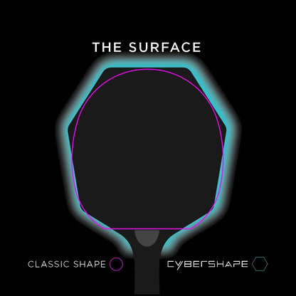 Table Tennis Racquet Cyber Shape Carbon Hexagon